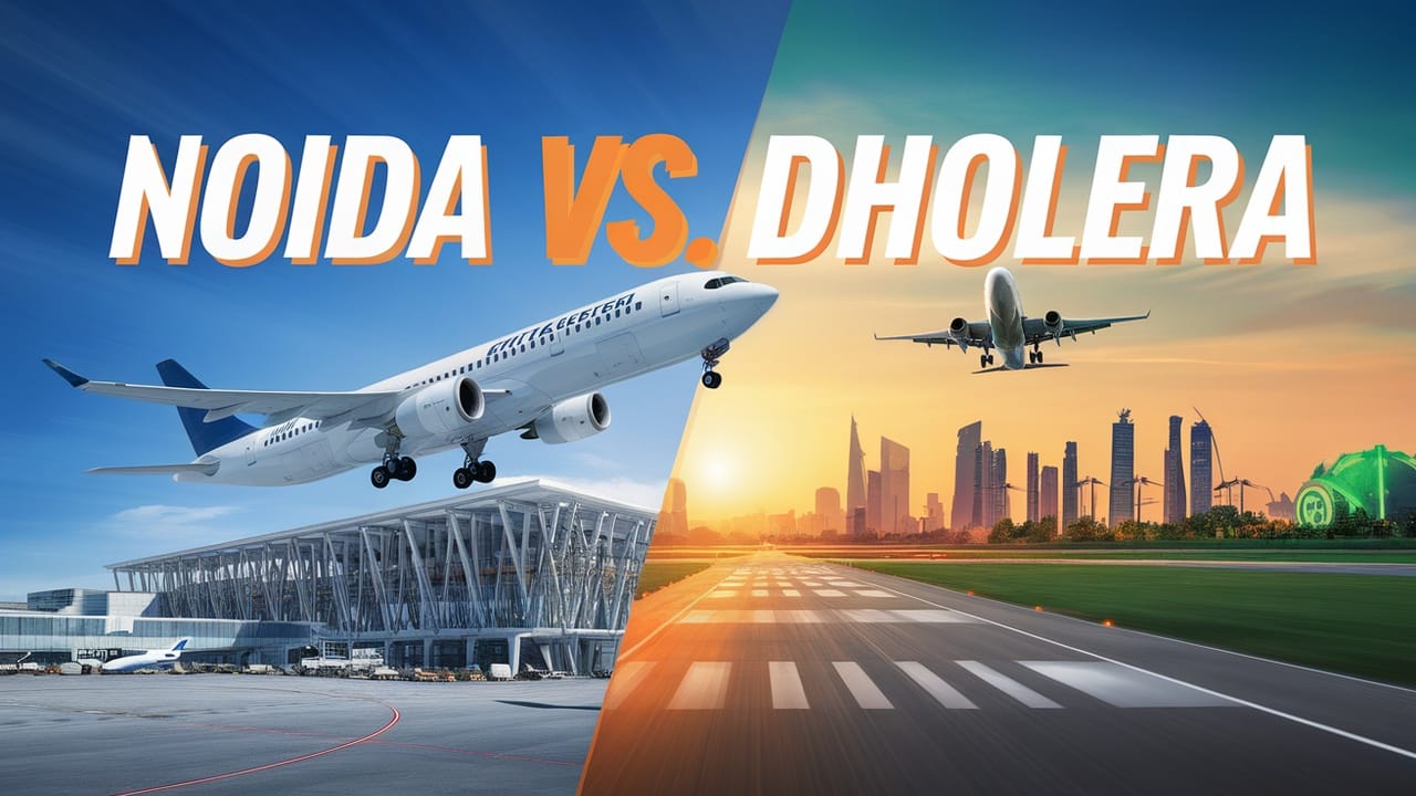 Noida International Airport Soars: Dholera’s Rival?