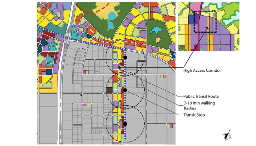 What is High Access Corridor in Dholera?