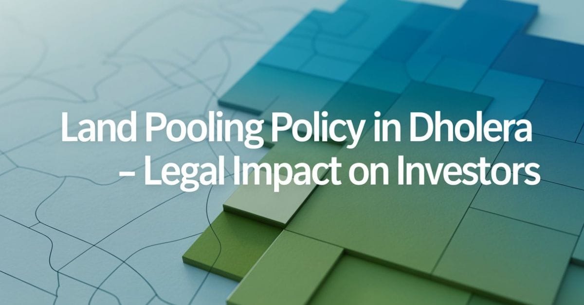 Land Pooling Policy in Dholera – Legal Impact on Investors