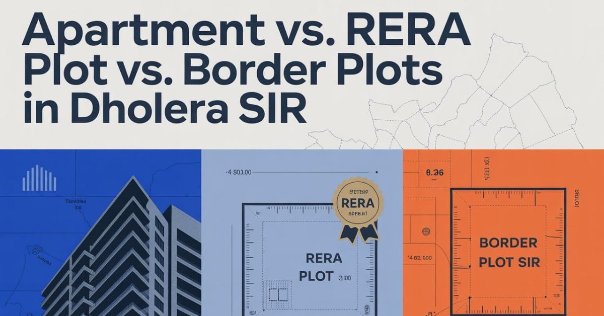 Apartment vs. Rera Plot vs. Border Plots in Dholera SIR