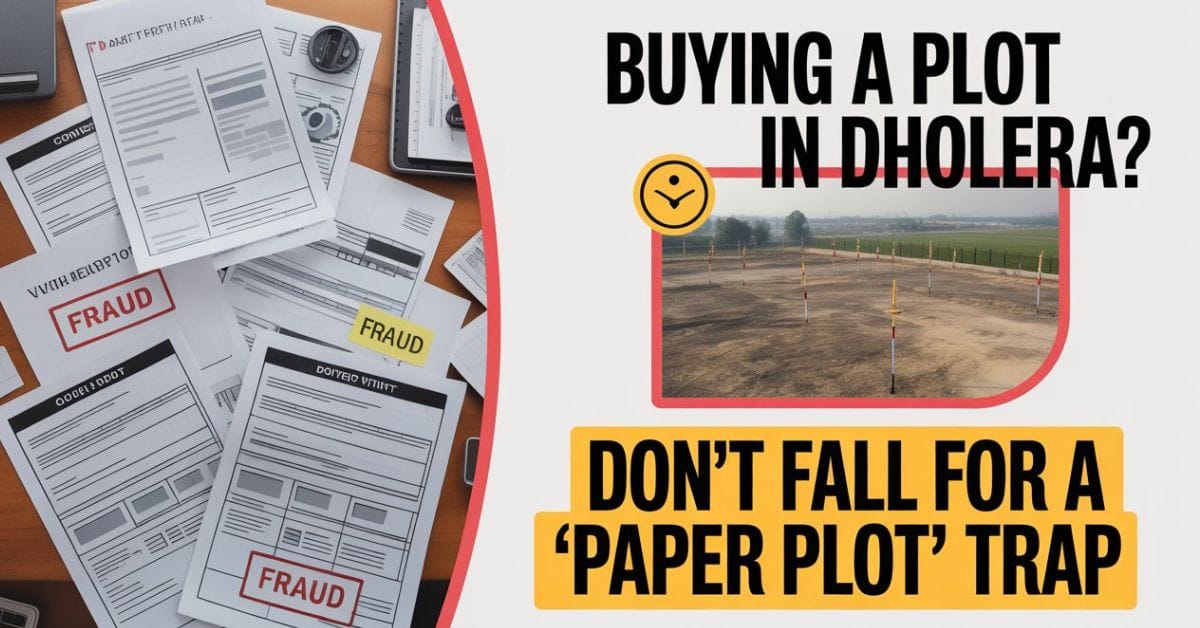 Buying a Plot in Dholera Don't Fall for a 'Paper Plot' Trap