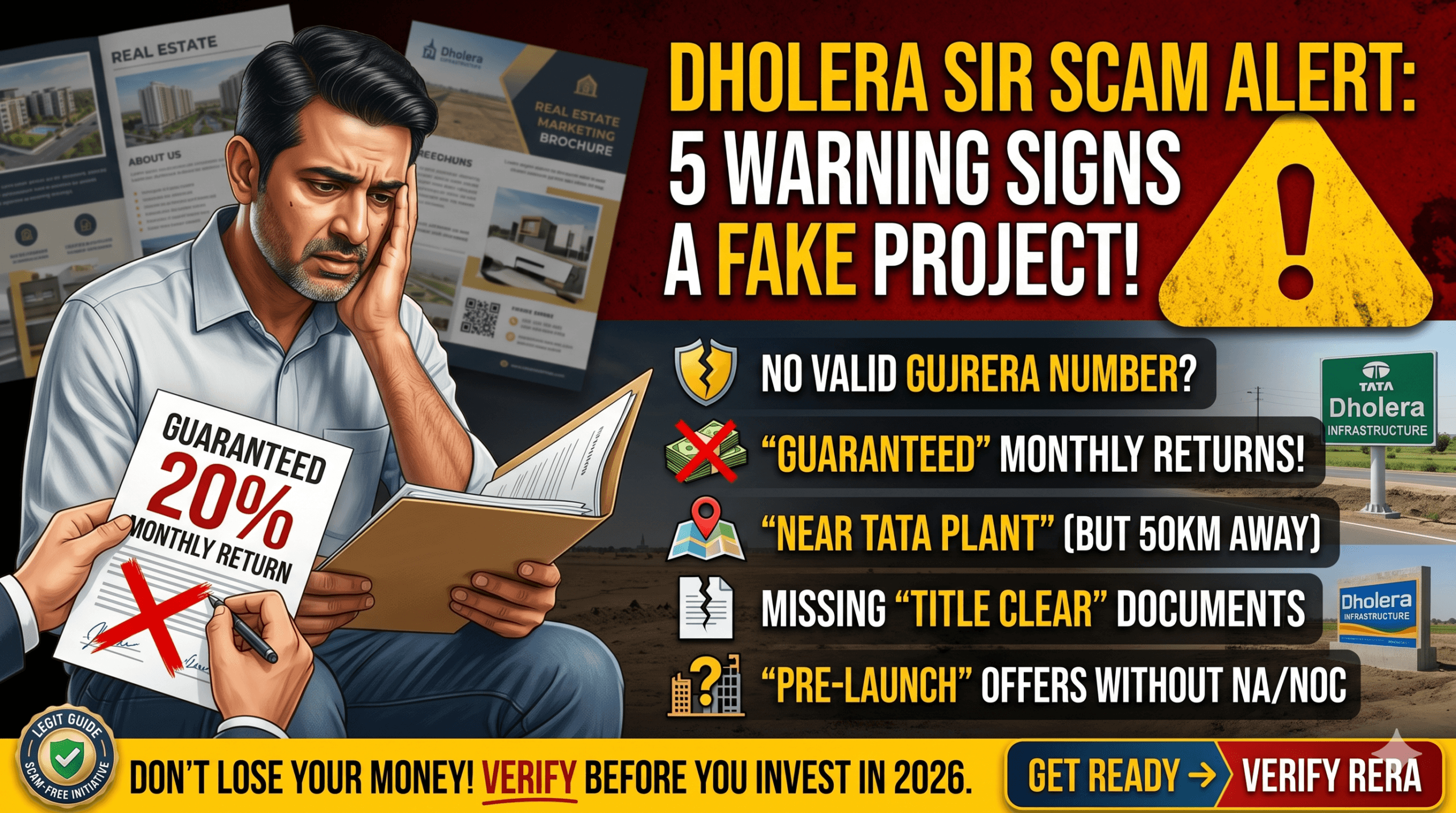 Dholera SIR Scam Alert 5 Signs of a Fake Project