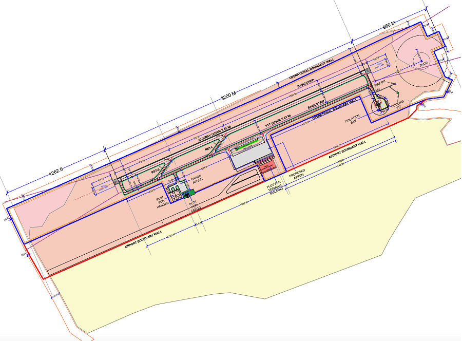 dholera airport map