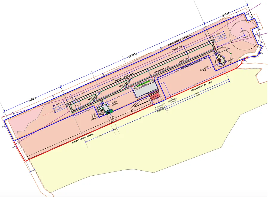dholera airport map