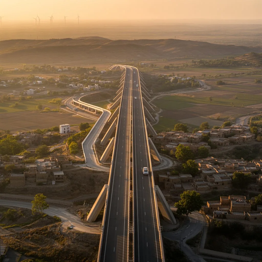 Ahmedabad Dholera Expressway Route Map