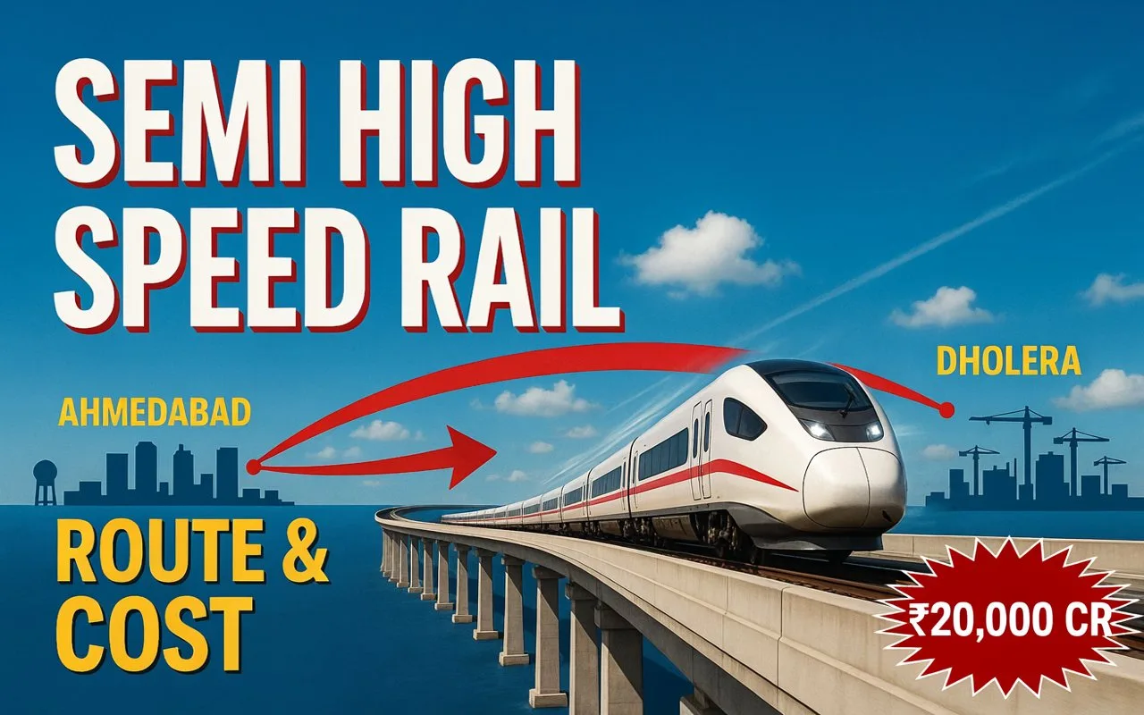 Ahmedabad Dholera Semi High Speed Rail