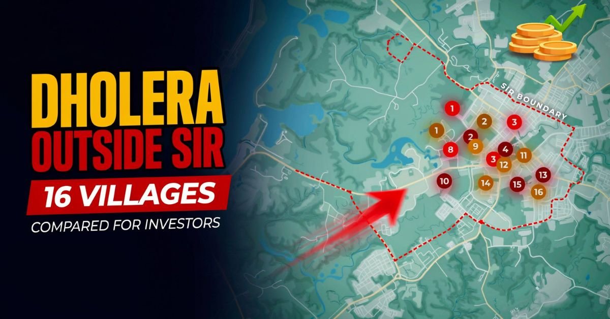 Dholera Outside SIR Plots 16 Villages Compared for Investors